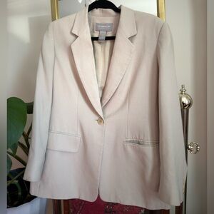 Liz Claiborne Women's Petite Soft Beige Blazer